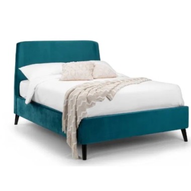 Frida Curved Velvet Bed