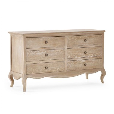 Camille 6 Drawer Wide Chest