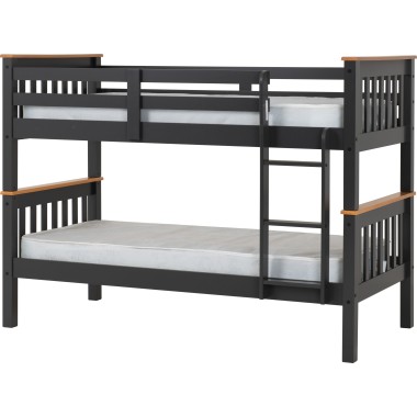 Neptune Grey Bunk Bed