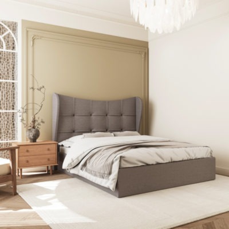 Verona Brown Ottoman Bed
