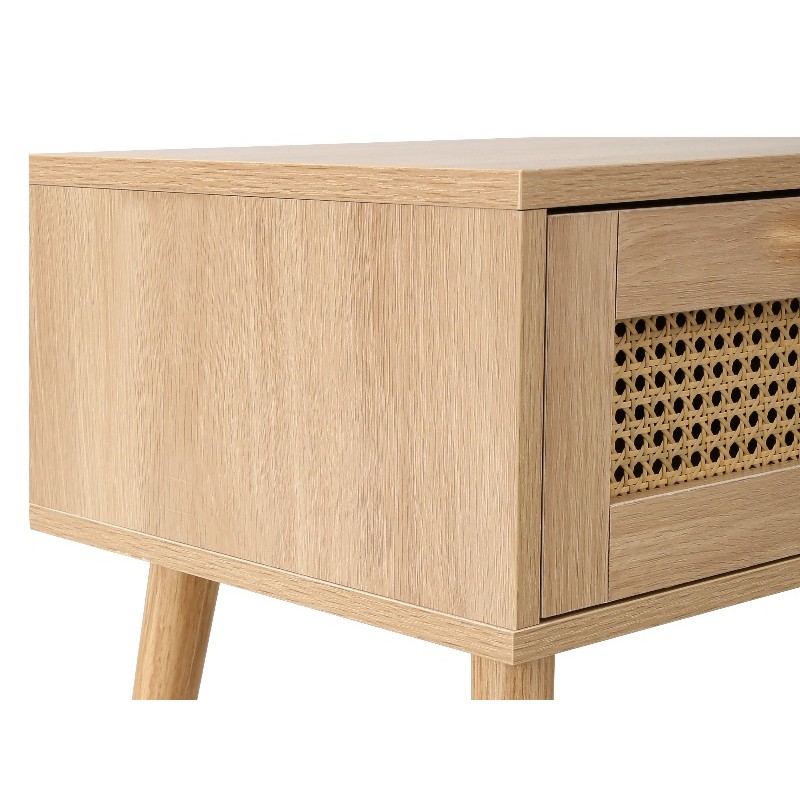 Croxley Oak 1 Drawer Bedside Cabinet