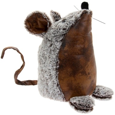 Mouse Faux Leather Doorstop