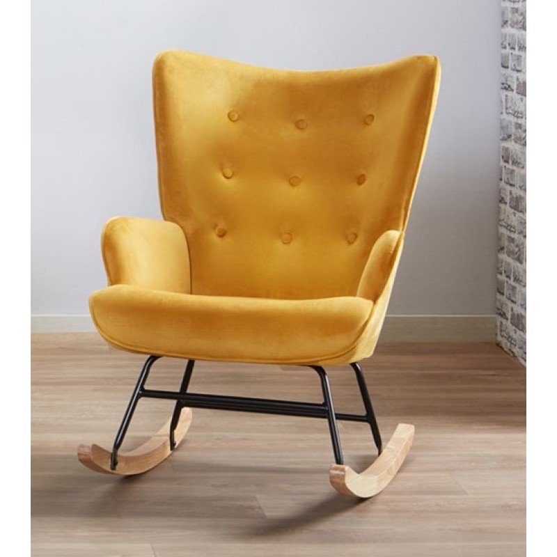 Valeria Mustard Valour Rocking Chair