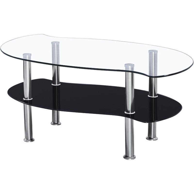 Colby Clear Glass Coffee Table