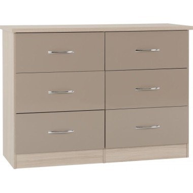 Nevada Oyster 6 Drawer Chest