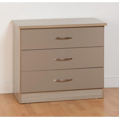 Nevada Oyster 3 Drawer Chest