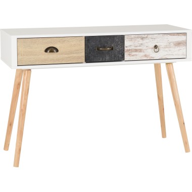 Nordic 3 Drawer Console Table