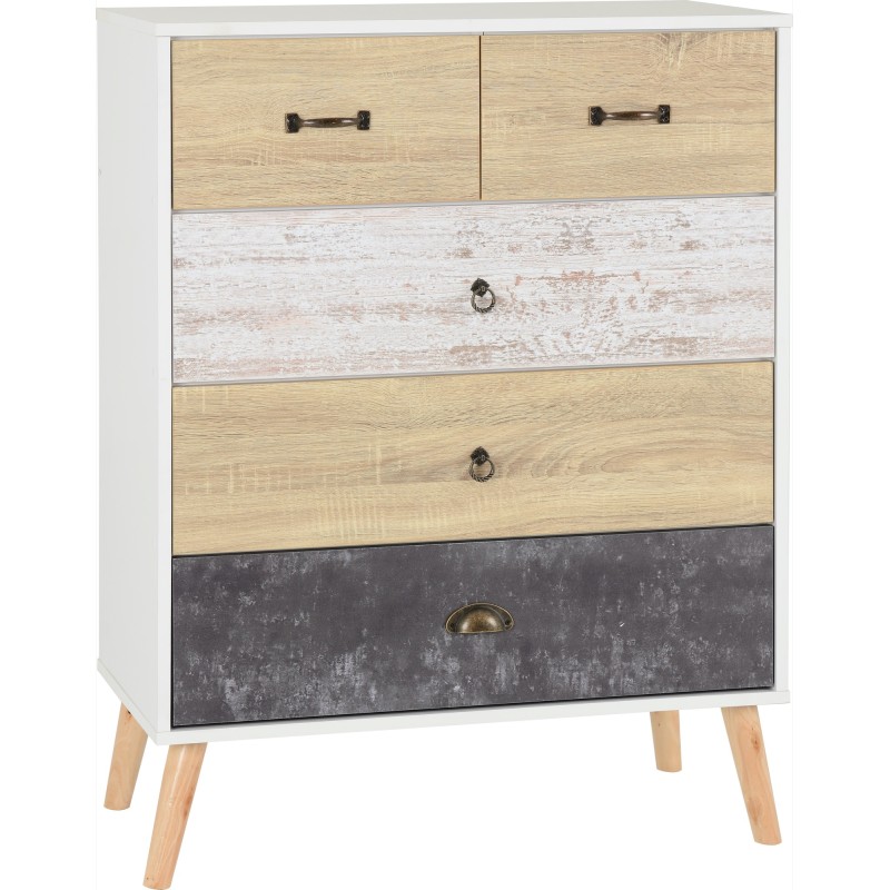Nordic 3+2 Drawer Chest 