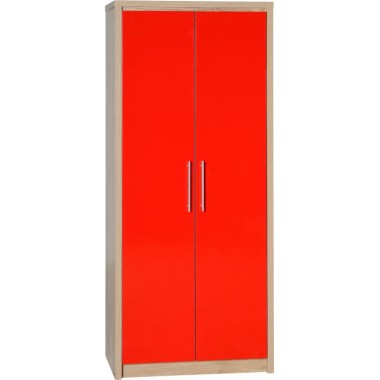 Seville Red 2 Door Wardrobe