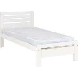 Toledo White Bed