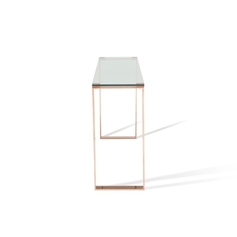 Kayla Rose Gold Console Table