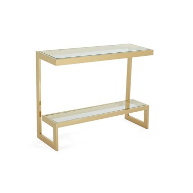 Mera Gold Console Table