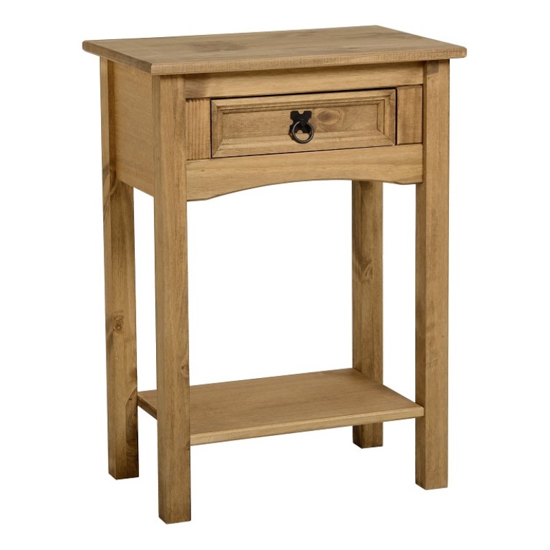 Corona 1 Drawer Console Table With Shelf
