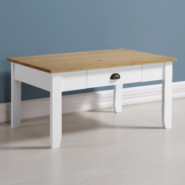Ludlow Coffee Table in White/Oak